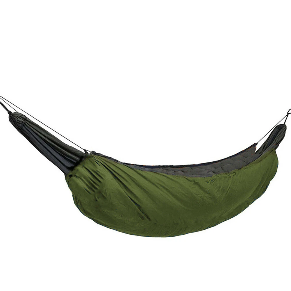 Leisure Winter Warm Windproof Portable Hunting Hiking Foldable Sleeping Bag Hanging Outdoor Camping Hammock Under Quilt Garden
Leisure Winter Warm Windproof Portable Hunting Hiking Foldable Sleeping Bag Hanging Outdoor Camping Hammock Under Quilt Garden