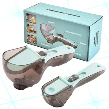 Useful 2 Sizes Measuring Spoon Measure Cup Scoop Set Magnetic Kitchen Utensil Sugar Cake Baking Spoon Baking Tools Kitchen Tools
Useful 2 Sizes Measuring Spoon Measure Cup Scoop Set Magnetic Kitchen Utensil Sugar Cake Baking Spoon Baking Tools Kitchen Tools