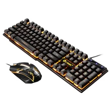 New USB Wired Gaming Keyboard Mouse Set PC Rainbow Colorful LED Backlit Gamer Gaming Mouse and Keyboard Combos Kit Home Office
New USB Wired Gaming Keyboard Mouse Set PC Rainbow Colorful LED Backlit Gamer Gaming Mouse and Keyboard Combos Kit Home Office