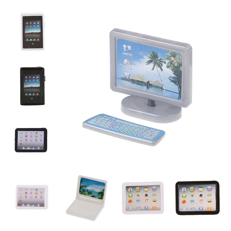 New 1:12 Dollhouse Miniature Accessories Mini-Tablet Computer Model Simulation Tablet PC Toy Doll House Decoration Furniture Toy 
New 1:12 Dollhouse Miniature Accessories Mini-Tablet Computer Model Simulation Tablet PC Toy Doll House Decoration Furniture Toy