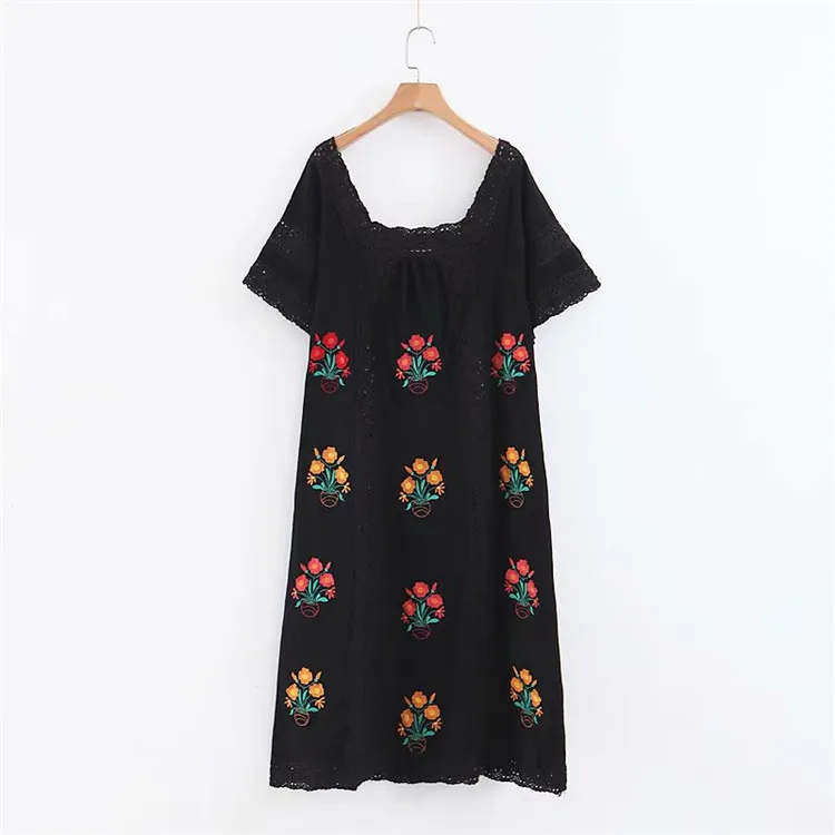 Csdp-8587 Spring And Summer New Style 2019 Retro Embroidered Embroidery Bohemian A- line Mid-length Dress
Csdp-8587 Spring And Summer New Style 2019 Retro Embroidered Embroidery Bohemian A- line Mid-length Dress