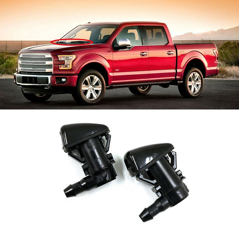 New 2pcs Car Windshield Washer Wiper Cleaning Nozzle Black Pastic BC3Z-17603-A For Ford F-250 F-350 F-450 F-550 OEM 2011-2015
New 2pcs Car Windshield Washer Wiper Cleaning Nozzle Black Pastic BC3Z-17603-A For Ford F-250 F-350 F-450 F-550 OEM 2011-2015