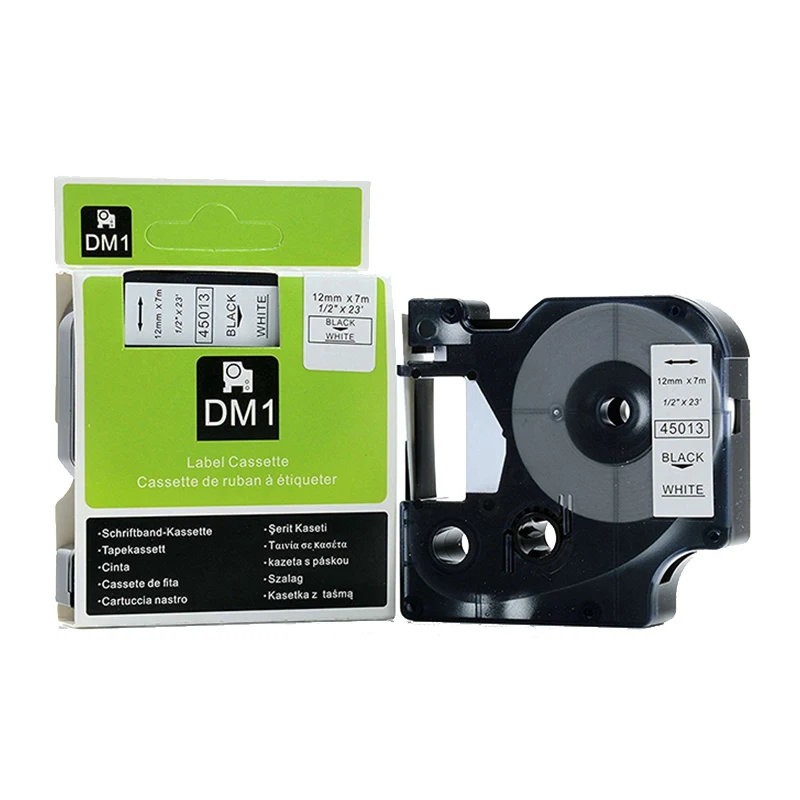 3PK DYMO 43613 6mm 9mm 12mm*7m black on white 45013 DYMO Label Tape Compatible for DYMO label ribbons 40913
3PK DYMO 43613 6mm 9mm 12mm*7m black on white 45013 DYMO Label Tape Compatible for DYMO label ribbons 40913