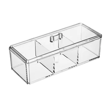 1PC Cosmetics Swab Box Transparent Dustproof Cover Plastic Storage Box Acrylic Box for Jewelry Cosmetics Small Things
1PC Cosmetics Swab Box Transparent Dustproof Cover Plastic Storage Box Acrylic Box for Jewelry Cosmetics Small Things