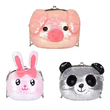 Women Shoulder Messenger Bag Multi-function Convenient Buckle Soft Surface Handbag Girl Sequin Cartoon Cute Chain Small Purse
Women Shoulder Messenger Bag Multi-function Convenient Buckle Soft Surface Handbag Girl Sequin Cartoon Cute Chain Small Purse
