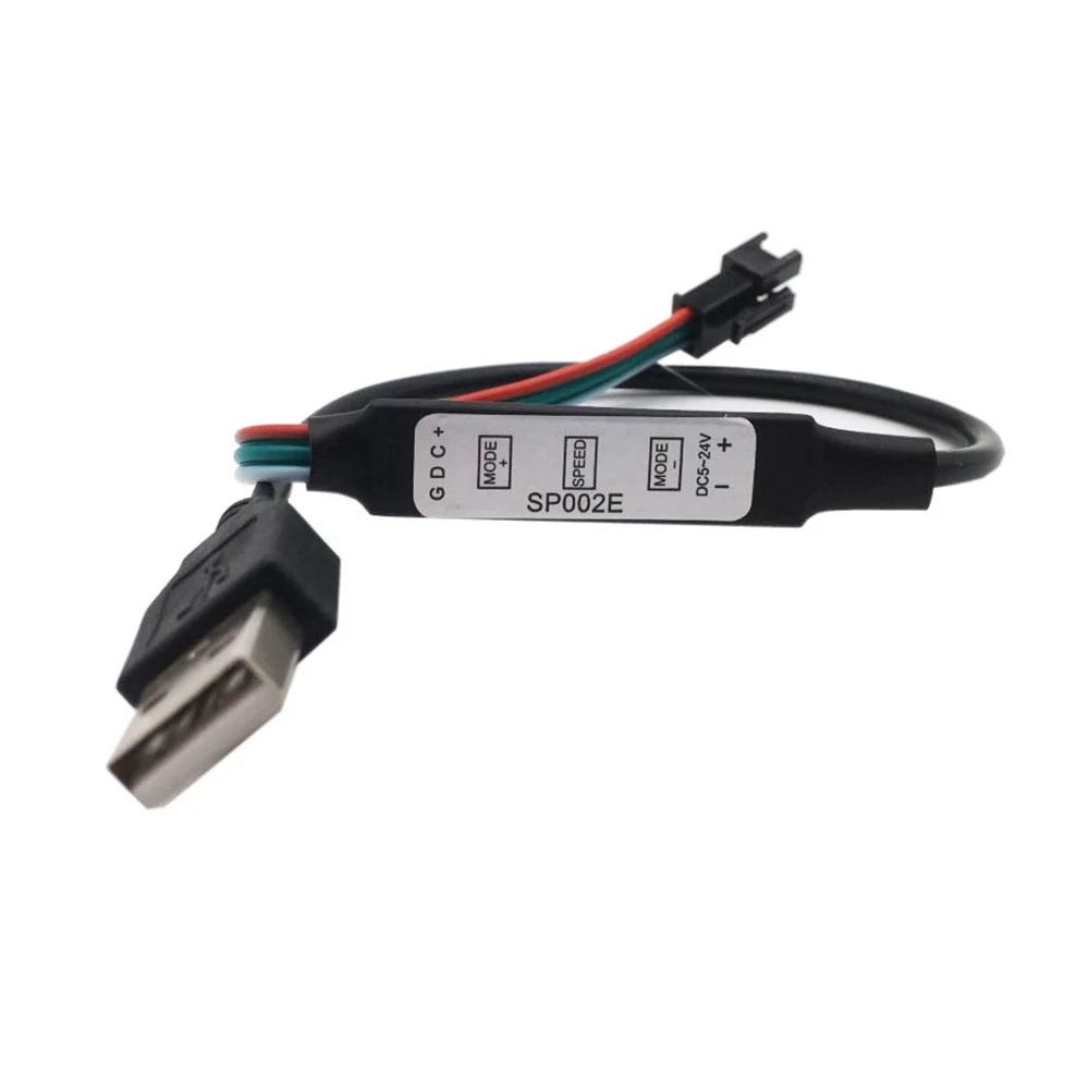 3Key Button 5V USB RGB LED Controller SP002E Mini Dimmer WS2812B WS2812 Control 5050 RGB Colorful LED Pixel Strip Module
3Key Button 5V USB RGB LED Controller SP002E Mini Dimmer WS2812B WS2812 Control 5050 RGB Colorful LED Pixel Strip Module