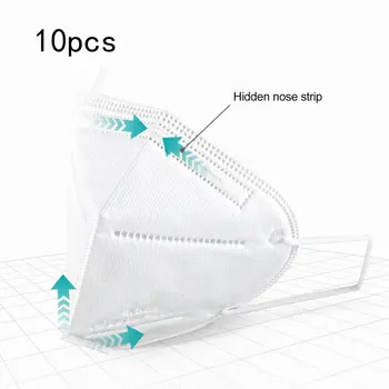 Pm2.5 Dust Masks Reusable Mask Valved Face Mask Protection Face Mask White Mouth Cover Filter New
Pm2.5 Dust Masks Reusable Mask Valved Face Mask Protection Face Mask White Mouth Cover Filter New