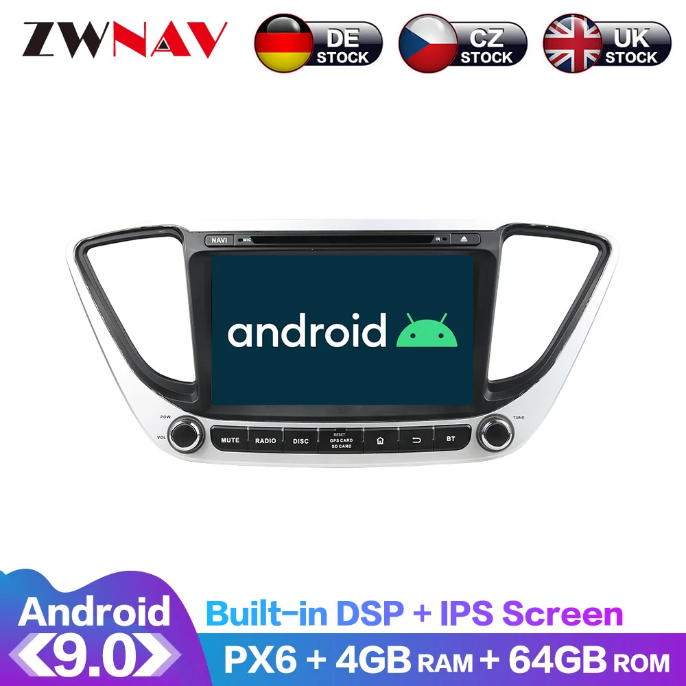Android 9 IPS Screen PX6 DSP For Hyundai Solaris accent Verna 2017 Car No DVD GPS Multimedia Player Head Unit Radio Audio Stereo
Android 9 IPS Screen PX6 DSP For Hyundai Solaris accent Verna 2017 Car No DVD GPS Multimedia Player Head Unit Radio Audio Stereo