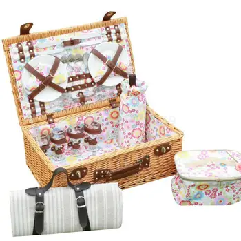 New products wicker picnic basket rattan dining basket picnic bag four people group food storage portable insulation picnic bask
New products wicker picnic basket rattan dining basket picnic bag four people group food storage portable insulation picnic bask