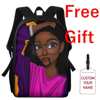 Black Queen African American Girl Printing School Bag For Teenage Girls Bookbag Teens Children Kids Outdoor Travel Schoolbags
Black Queen African American Girl Printing School Bag For Teenage Girls Bookbag Teens Children Kids Outdoor Travel Schoolbags