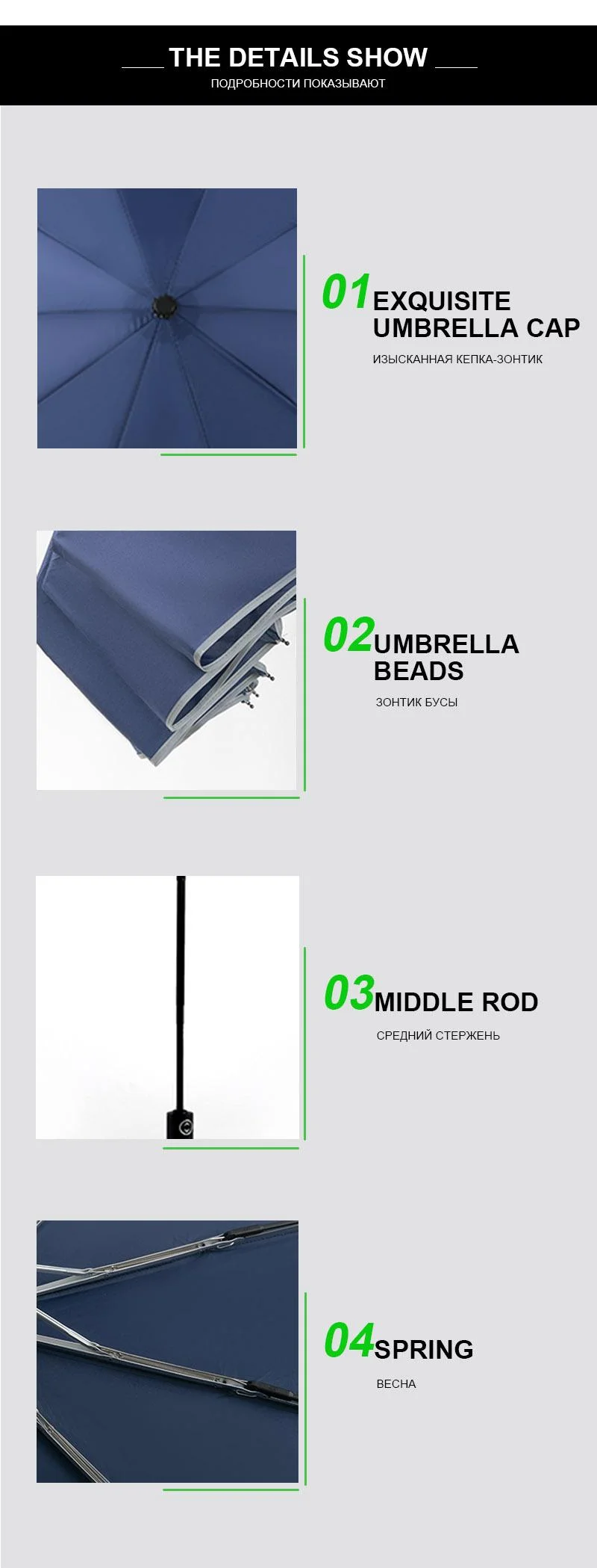 Generic Automatic Windproof Umbrella For Men 10 Ribs Large Size Jumia