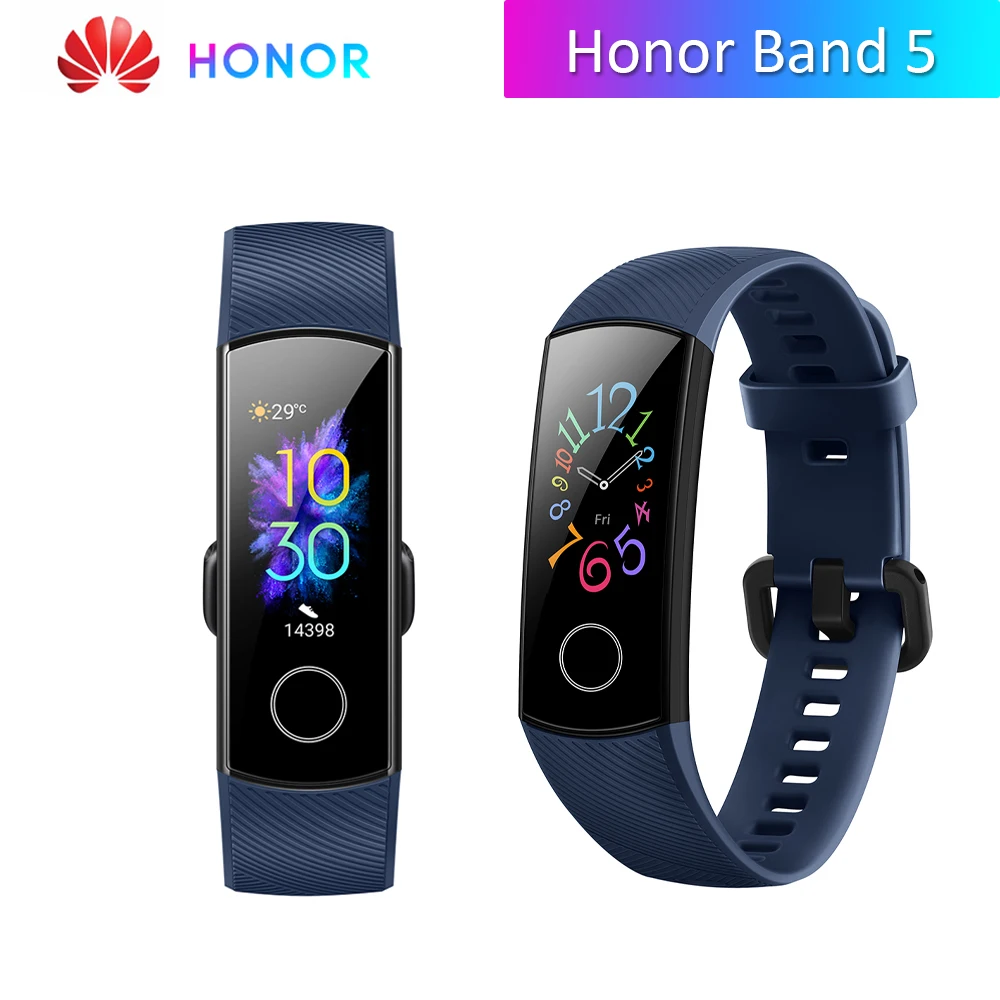 2019 Original HONOR Band 5 Fitness Smart Bracelet Heart Rate Monitoring 5ATM Waterproof Swim Bluetooth4.2 Smart Watch Wristwatch
2019 Original HONOR Band 5 Fitness Smart Bracelet Heart Rate Monitoring 5ATM Waterproof Swim Bluetooth4.2 Smart Watch Wristwatch