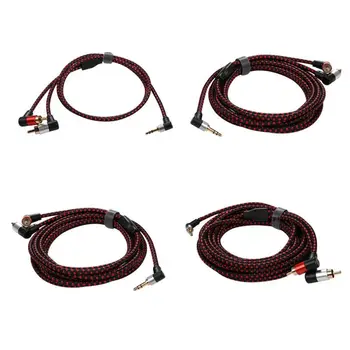 High Quality Preparation Double Elbow 3.5 One Point Two Audio Cables Turn Double Lotus Computer Speaker Cable 2RCA 1/2/3/5m New
High Quality Preparation Double Elbow 3.5 One Point Two Audio Cables Turn Double Lotus Computer Speaker Cable 2RCA 1/2/3/5m New