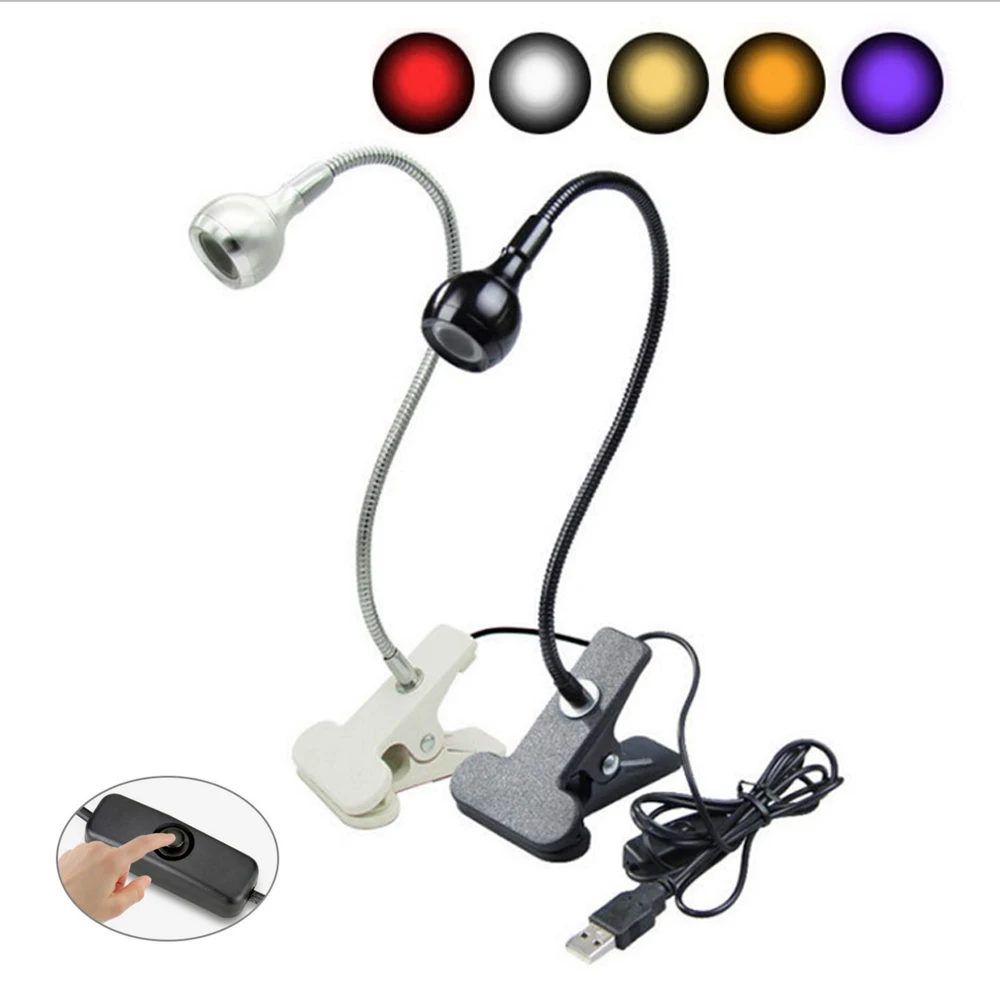 USB Clips Table Light 5V Flexible Reading LED Light Clip-on Beside Bed Desk Lamp with ON/OFF Switch Red Purple Warm White Orange
USB Clips Table Light 5V Flexible Reading LED Light Clip-on Beside Bed Desk Lamp with ON/OFF Switch Red Purple Warm White Orange