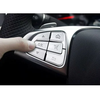 Auto Steering Wheels Button Covers Trim Part For Benz C GLC C200 C180 C300 Class
Auto Steering Wheels Button Covers Trim Part For Benz C GLC C200 C180 C300 Class