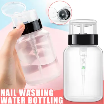 200ml Empty Plastic Nail Polish Remover Water Cleansing Liquid Press Empty Pumping Dispenser Bottle Nail Art Gel Cleaner #0606 
200ml Empty Plastic Nail Polish Remover Water Cleansing Liquid Press Empty Pumping Dispenser Bottle Nail Art Gel Cleaner #0606