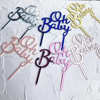 Creative Cake Deocration Acryllic Oh Baby Happy Birthday Cake Topers for Baby Shower Party Desserts Cake Toppers Birthday Cakes
Creative Cake Deocration Acryllic Oh Baby Happy Birthday Cake Topers for Baby Shower Party Desserts Cake Toppers Birthday Cakes
