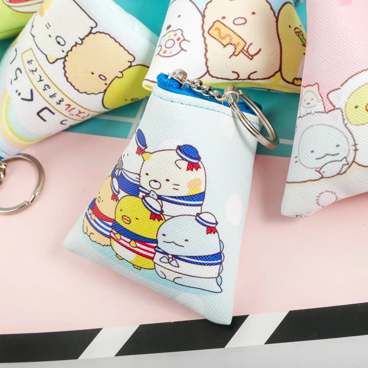 Cute Pu Adorable Cartoon Corner Biological Purse Triangular Rice Dumpling Modeling Storgage Bag Key Pendant
Cute Pu Adorable Cartoon Corner Biological Purse Triangular Rice Dumpling Modeling Storgage Bag Key Pendant