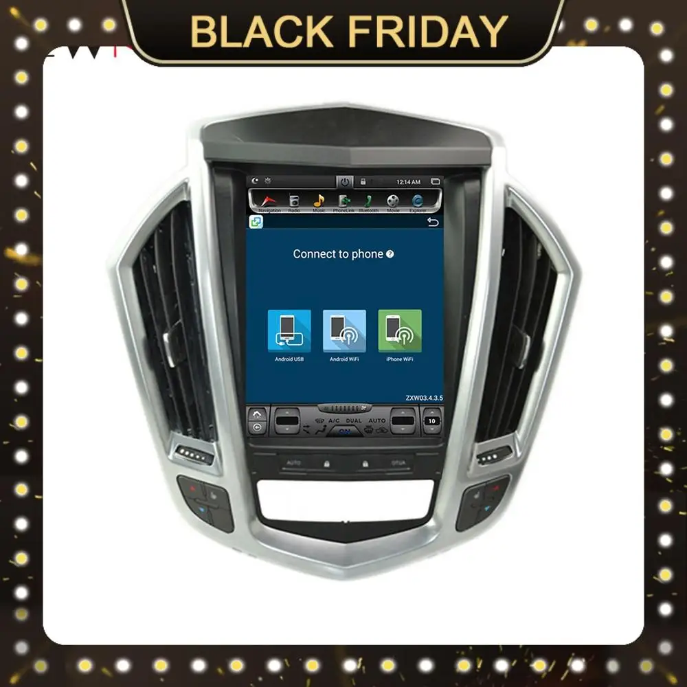 Tesla Style Car GPS Navigation For Cadillac SRX 2009-2012 Android 9 Radio Multimedia Player Auto Stereo Head Unit Auto Audio 4K
Tesla Style Car GPS Navigation For Cadillac SRX 2009-2012 Android 9 Radio Multimedia Player Auto Stereo Head Unit Auto Audio 4K