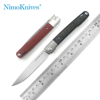 Nimoknives & Fat Dragon Original Design M390 Blade TC4 Titanium Alloy + Carbon Fiber Handle Ceramic Bearing EDC Survival Knife
Nimoknives & Fat Dragon Original Design M390 Blade TC4 Titanium Alloy + Carbon Fiber Handle Ceramic Bearing EDC Survival Knife