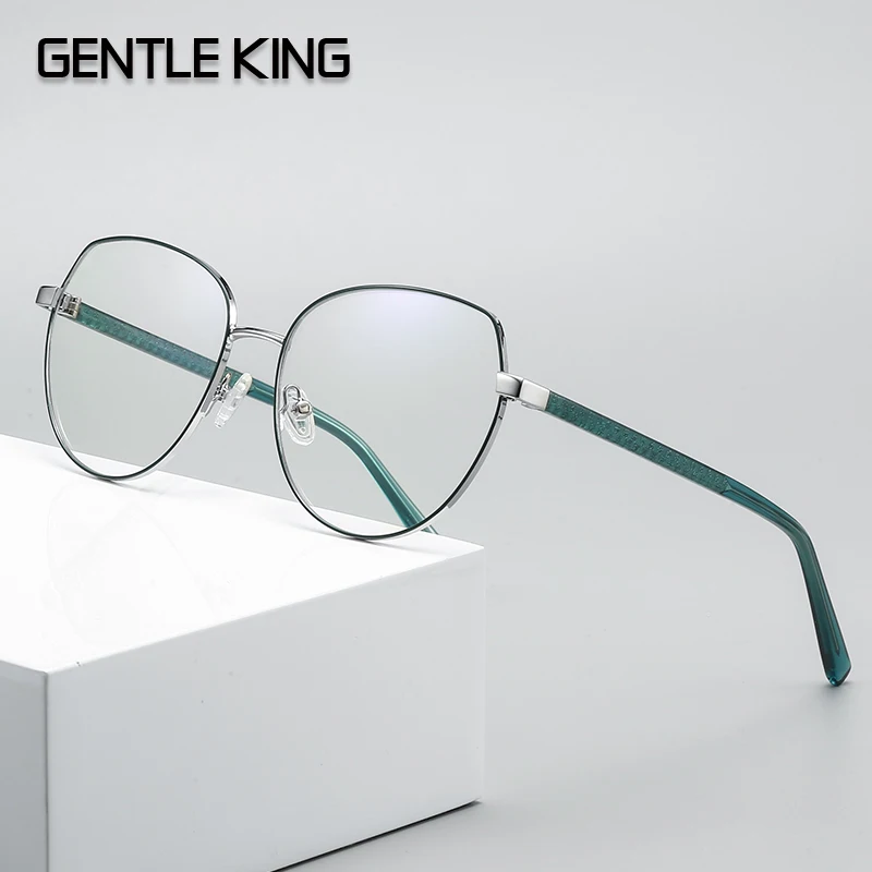 GENTLE KING Anti Blue Light Blocking Metal Glasses Computer Game Phone Glasses UV400 Clear Lens Optical Frame Marco De Gafas
GENTLE KING Anti Blue Light Blocking Metal Glasses Computer Game Phone Glasses UV400 Clear Lens Optical Frame Marco De Gafas