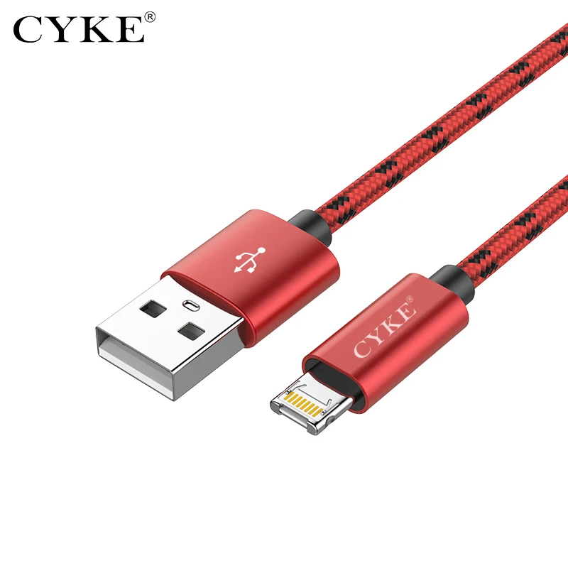 CYKE USB cable fast charging data line mobile phone charger line for iphone line Xs max 8X6 7 plus 6s 5s ipad
CYKE USB cable fast charging data line mobile phone charger line for iphone line Xs max 8X6 7 plus 6s 5s ipad