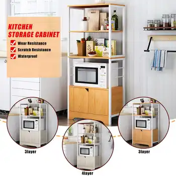 Shelf Kitchen Microwave Rack Multi-layer Multi-function Kitchen Storage Floor-standing Seasoning Dish Rack Space Saving
Shelf Kitchen Microwave Rack Multi-layer Multi-function Kitchen Storage Floor-standing Seasoning Dish Rack Space Saving
