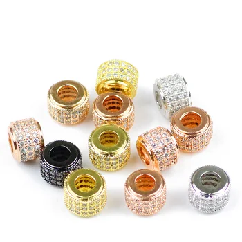 YHBZRET White Zircon Geometric Copper Spacer beads 2pcs 8mm Crystal CZ Charms Loose beads for Jewelry making bracelet DIY
YHBZRET White Zircon Geometric Copper Spacer beads 2pcs 8mm Crystal CZ Charms Loose beads for Jewelry making bracelet DIY