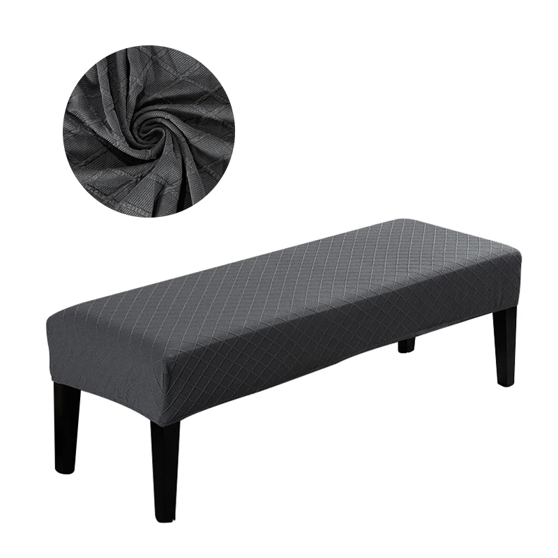 Housse de banc extensible en velours et Spandex, élastique, pour salle à manger, chaise, siège, hôtel, maison, salon, cuisine, chambre à coucher Housse de banc extensible en velours et Spandex, élastique, pour salle à manger, chaise, siège, hôtel, maison, salon, cuisine, chambre à coucher