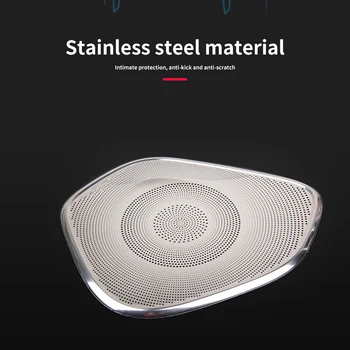 4 Pcs Car Speaker Cover Stickers For Volvo XC60 S60 Series Door Tweeter Trim High Quality Replacement Paste Style Black Silver
4 Pcs Car Speaker Cover Stickers For Volvo XC60 S60 Series Door Tweeter Trim High Quality Replacement Paste Style Black Silver