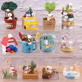 Anime Cartoon Woodstock Happy Terrarium Peanuts Camping Snorkeling Dog PVC Action Figures Collection Model Toys 6pcs/set
Anime Cartoon Woodstock Happy Terrarium Peanuts Camping Snorkeling Dog PVC Action Figures Collection Model Toys 6pcs/set