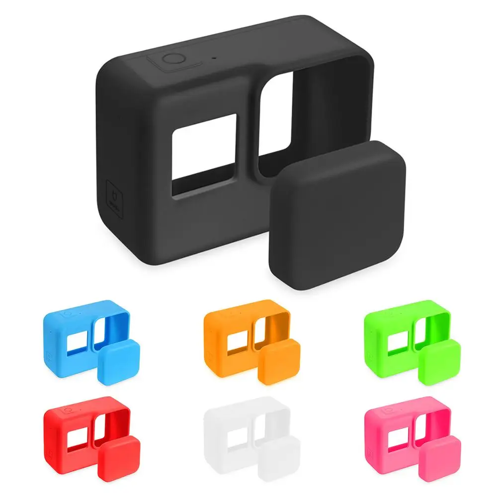 Camera Protector Silicone Case + Lens Cap for GoPro7/6/5 Drop-Proof Outdoors Multi Colors Protective Case For Go Pro Accessories
Camera Protector Silicone Case + Lens Cap for GoPro7/6/5 Drop-Proof Outdoors Multi Colors Protective Case For Go Pro Accessories