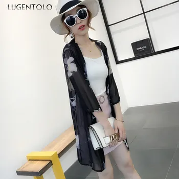 Lugentolo Women Cape Poncho Summer Cardigan Spring New Loose Three Quarter Sleeve Thin Print Floral Beach Chiffon Capes
Lugentolo Women Cape Poncho Summer Cardigan Spring New Loose Three Quarter Sleeve Thin Print Floral Beach Chiffon Capes