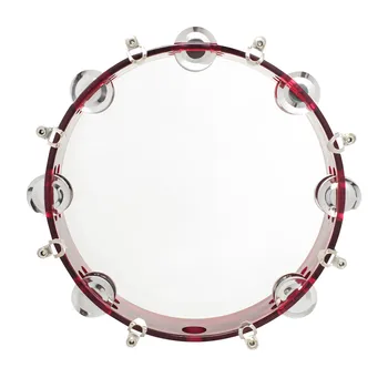 10" Hand Held Tambourine Drum Bell Birch Metal Jingles Percussion Musical Educational Instrument for KTV Party Kids Games 
10" Hand Held Tambourine Drum Bell Birch Metal Jingles Percussion Musical Educational Instrument for KTV Party Kids Games