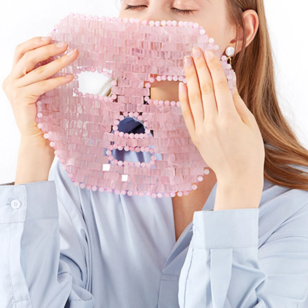 Effective Facial Amethyst Rose Quartz Spa Portable Reusable Eye Protective Cooling Healing Relieve Sleeping Face Mask Nourishing
Effective Facial Amethyst Rose Quartz Spa Portable Reusable Eye Protective Cooling Healing Relieve Sleeping Face Mask Nourishing