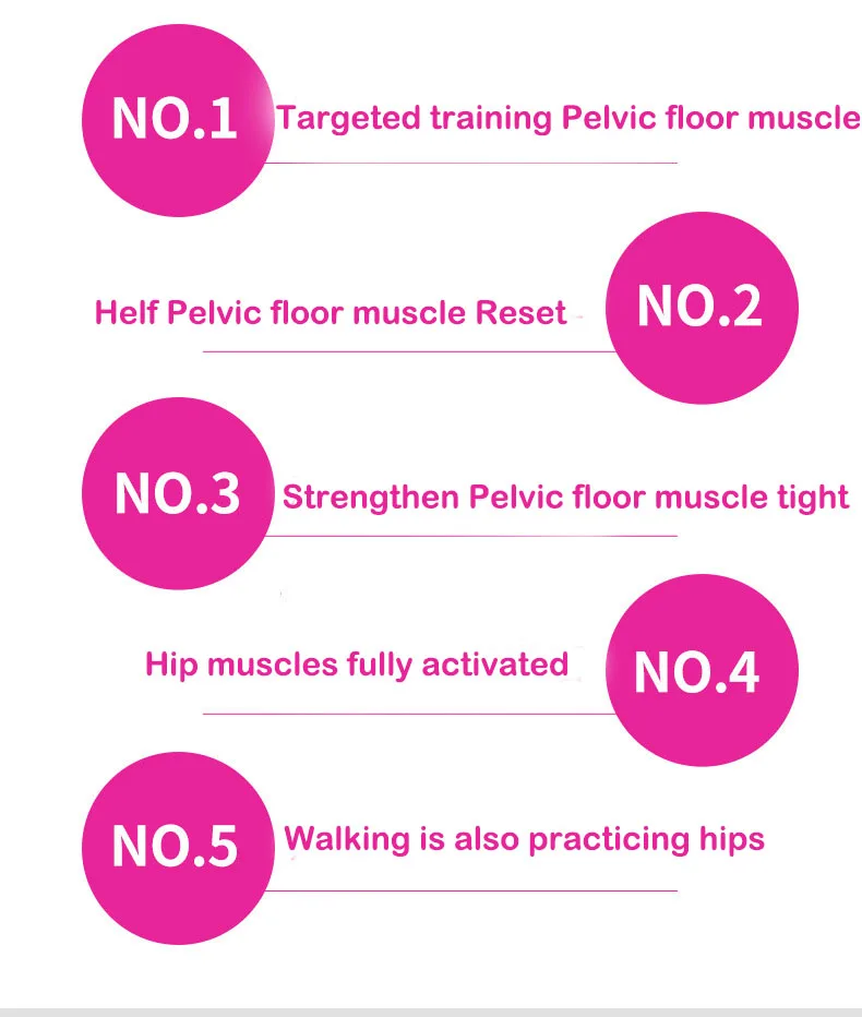 Hip Trainer Pelvic Floor Muscle Inner Thigh Buttocks Fitness Exerciser Deli A1F7