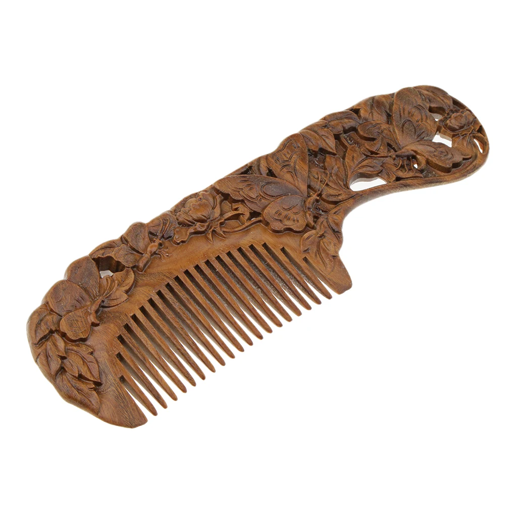 Natural Sandalwood Aroma Refined Wooden Teeth Relieve Tension,Stimulate Scalp Massage Antique Hair Comb Natural Sandalwood Aroma Refined Wooden Teeth Relieve Tension,Stimulate Scalp Massage Antique Hair Comb