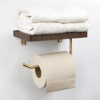 Solid wood creative toilet roll holder free punch lavatory paper rack brass washroom tissue frame YHJ32403
Solid wood creative toilet roll holder free punch lavatory paper rack brass washroom tissue frame YHJ32403