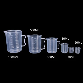 New 20/30/50/300/500/1000ML PP Plastic Flask Digital Measuring Cup Cylinder Scale Measure Glass Lab Laboratory Tools
New 20/30/50/300/500/1000ML PP Plastic Flask Digital Measuring Cup Cylinder Scale Measure Glass Lab Laboratory Tools