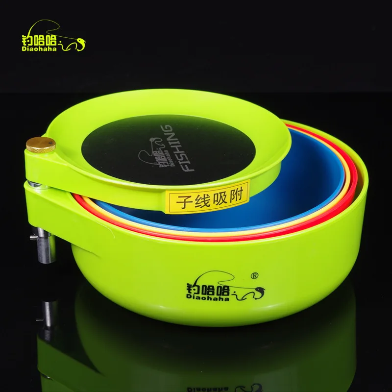 

All-Magnetic Bait Basin Large Size Bait Pulling Disc Strong Magnetic Bait Dish Fishing Box Fishing Chair Mix er liao pen Black P