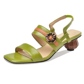 brand fashion women summer sandals brown green shoes woman high heels sandals sexy summer slides ladies casual dress shoes 34-42
brand fashion women summer sandals brown green shoes woman high heels sandals sexy summer slides ladies casual dress shoes 34-42