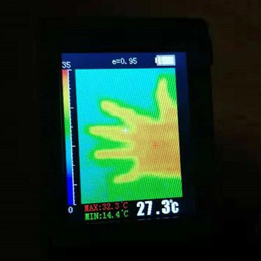 MLX90640 Adjustable Temperature Measurement 2.4 Inch Handheld LCD Display Tools Infrared Thermal Imager Practical Portable
MLX90640 Adjustable Temperature Measurement 2.4 Inch Handheld LCD Display Tools Infrared Thermal Imager Practical Portable