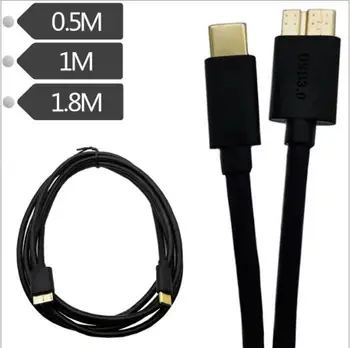 Gold-plated Type-C to micro USB3.0 data cable usb3.0 line Mac connection mobile hard disk box line
Gold-plated Type-C to micro USB3.0 data cable usb3.0 line Mac connection mobile hard disk box line