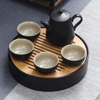 Nordic Retro Ceramic Afternoon Tea Set Japanese Style Home Simple Outdoor Travel Office Kung Fu Tea Set with Tray Friends Gifts 
Nordic Retro Ceramic Afternoon Tea Set Japanese Style Home Simple Outdoor Travel Office Kung Fu Tea Set with Tray Friends Gifts