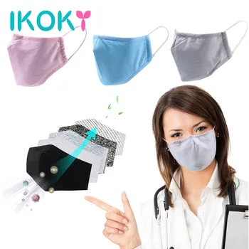IKOKY PM2.5 Mask Cotton Activated Carbon Filter Adult Protective Mask With 2 piece Filter Anti-fog Filter Insert Mask Windproof
IKOKY PM2.5 Mask Cotton Activated Carbon Filter Adult Protective Mask With 2 piece Filter Anti-fog Filter Insert Mask Windproof