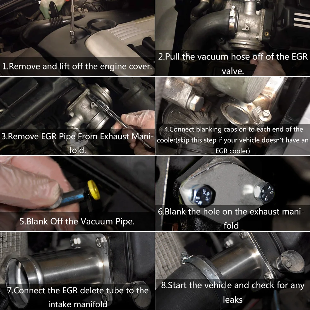 Details about   Bmw e46 318d 320d 330d 330xd tuning egr valve removal kit tuning show original title 