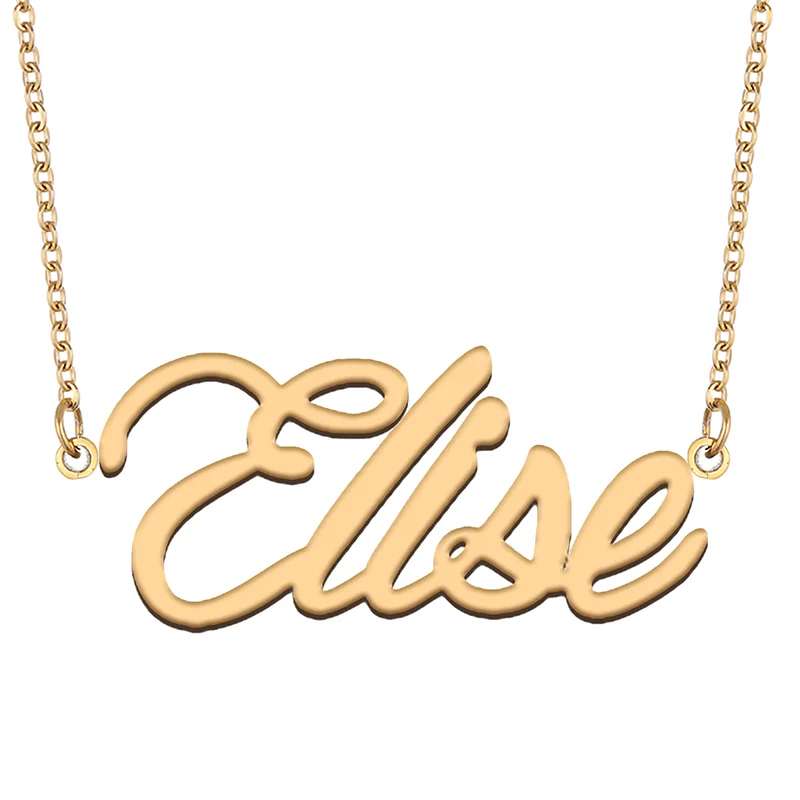 Necklace with Name Elise for His Her Family Member Best Friend Birthday Gifts on Christmas Mother Day Valentine's Day
Necklace with Name Elise for His Her Family Member Best Friend Birthday Gifts on Christmas Mother Day Valentine's Day