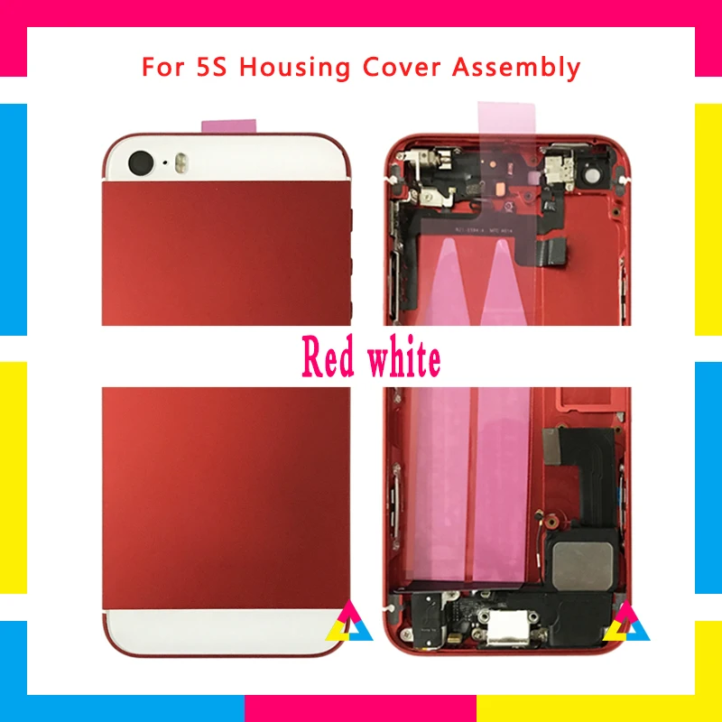 High Quality Back Middle Frame Chassis Full Housing Assembly Battery Cover Door Rear with Flex Cable For iphone 5 5G 5S SE
High Quality Back Middle Frame Chassis Full Housing Assembly Battery Cover Door Rear with Flex Cable For iphone 5 5G 5S SE