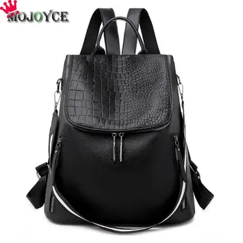 Casual Leather Soft Women Backpack Crocodile Pattern Durable Rucksack Shoulder Women Bookbags School Bags Daily Bags
Casual Leather Soft Women Backpack Crocodile Pattern Durable Rucksack Shoulder Women Bookbags School Bags Daily Bags