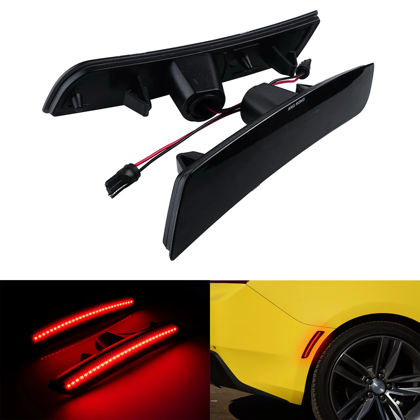 ANGRONG 2X подходит для Chevrolet Camaro 2016 + красный светодиодный боковой маркер ретранслятор индикатор Лампа 12 В
ANGRONG 2X подходит для Chevrolet Camaro 2016 + красный светодиодный боковой маркер ретранслятор индикатор Лампа 12 В